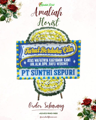 Papan Bunga Duka di Pendowo