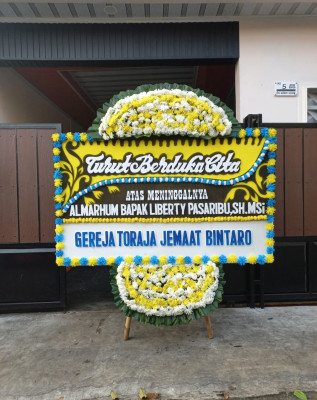 Papan Bunga Duka di Pendowo